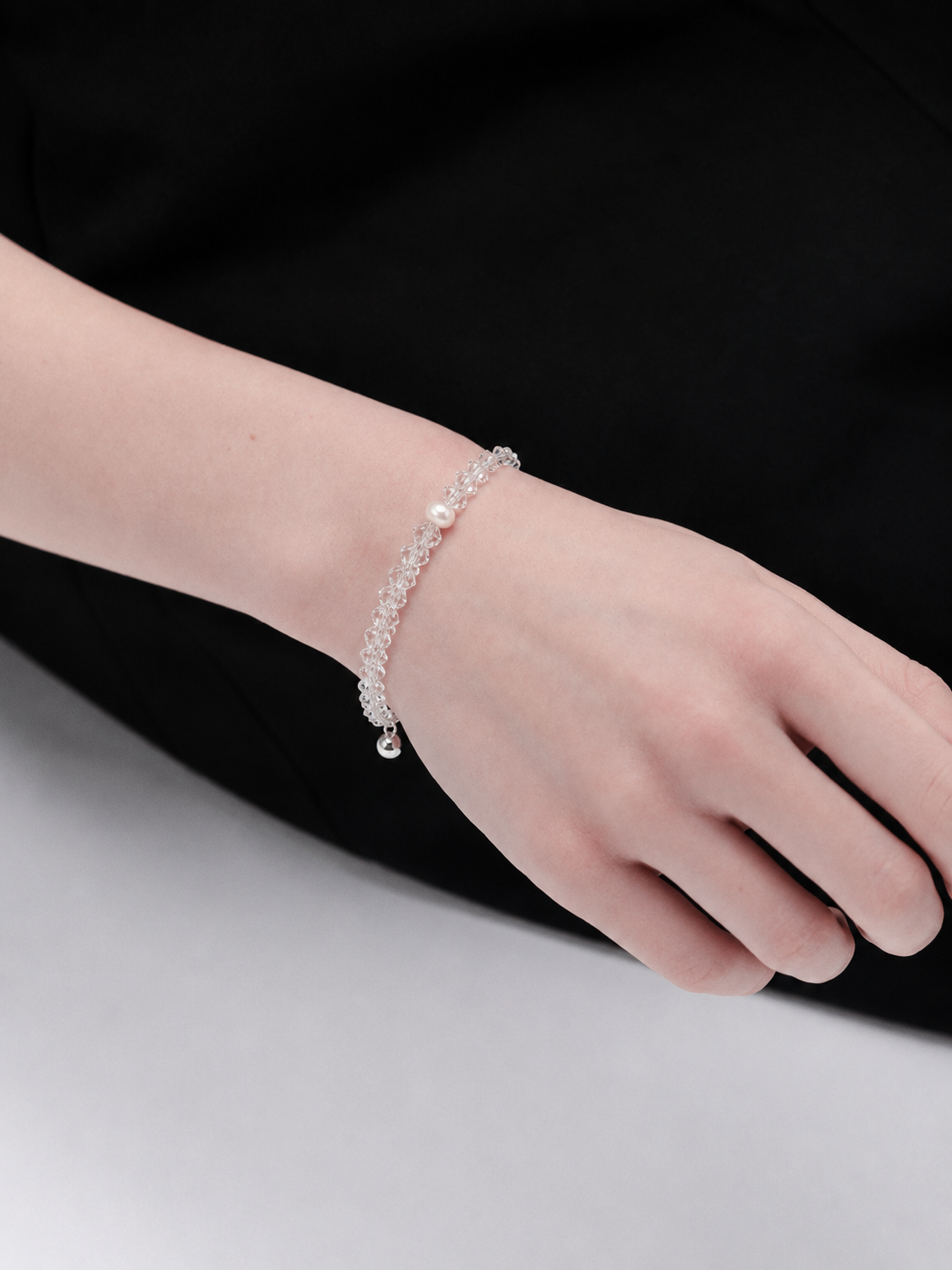 B.003/Crystal Baroque Pearl Bracelet - Image 4