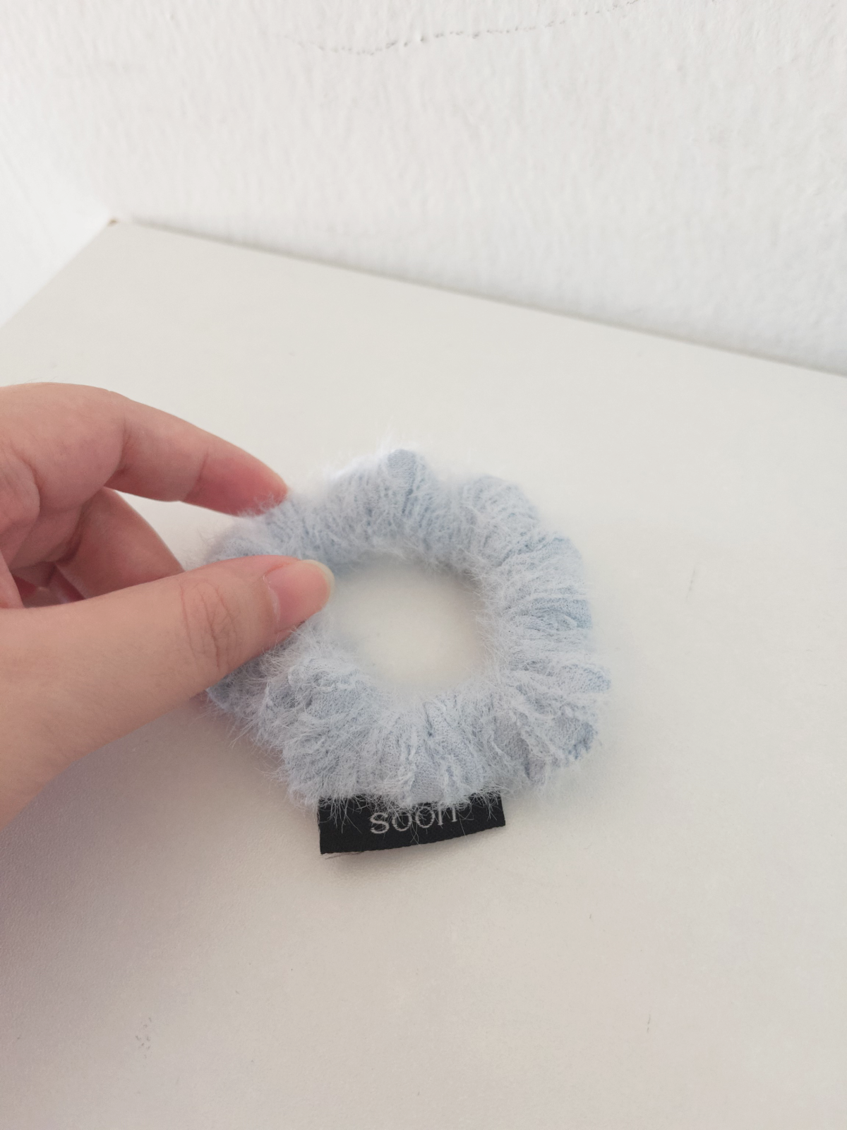 Fluffy Cloud Scrunchie