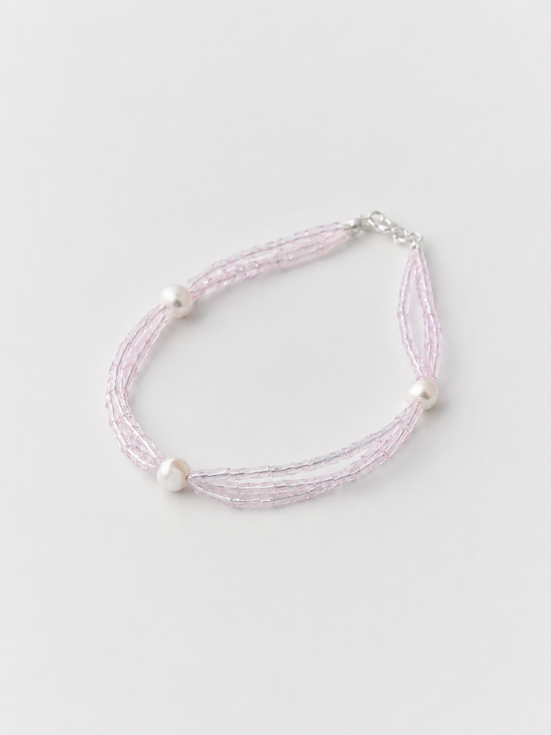B.005/Pink Aurora Pearl Bracelet