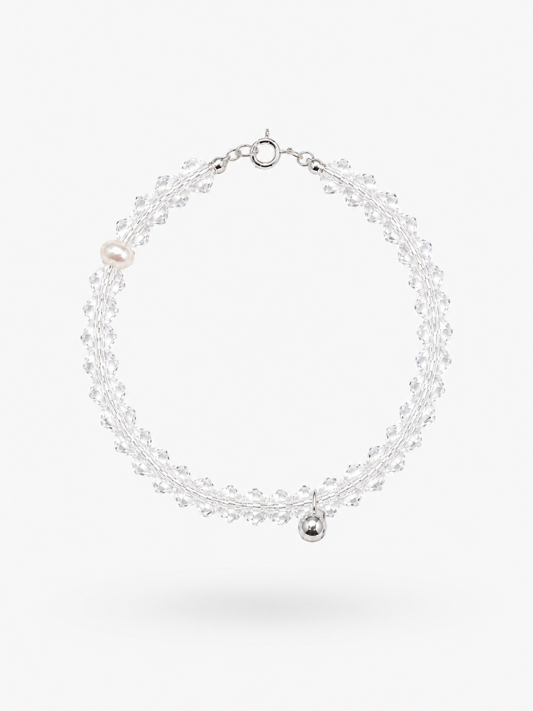 B.003/Crystal Baroque Pearl Bracelet