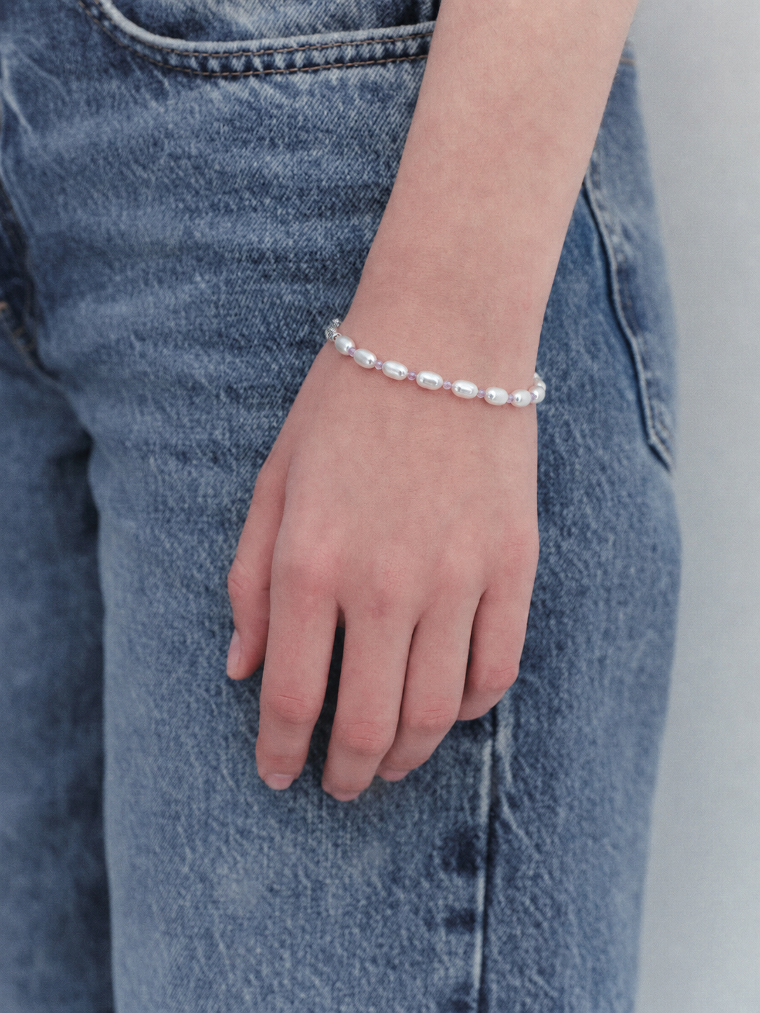 B.001/Velvet Dusk Pearl Bracelet